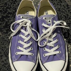 Converse Lavender Canvas Sneakers